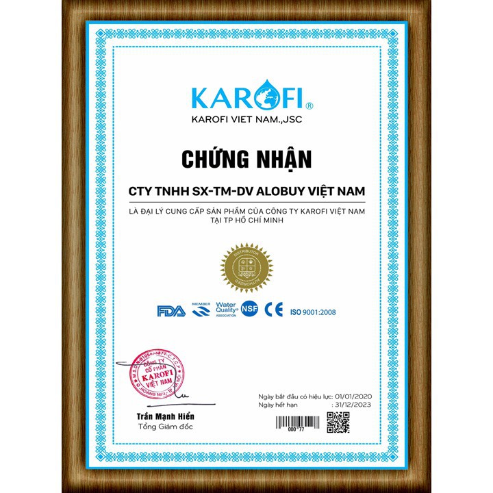 Lõi lọc nước số 5 RO Karofi - T33 GAC
