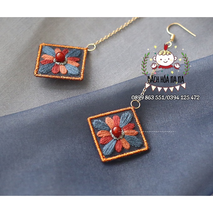 💖Đồ trang sức DIY💖  GÓI NGUYÊN LIỆU tự làm bông tai handmade - TỰ THÊU TRANG SỨC - BÁCH HÓA NA NA