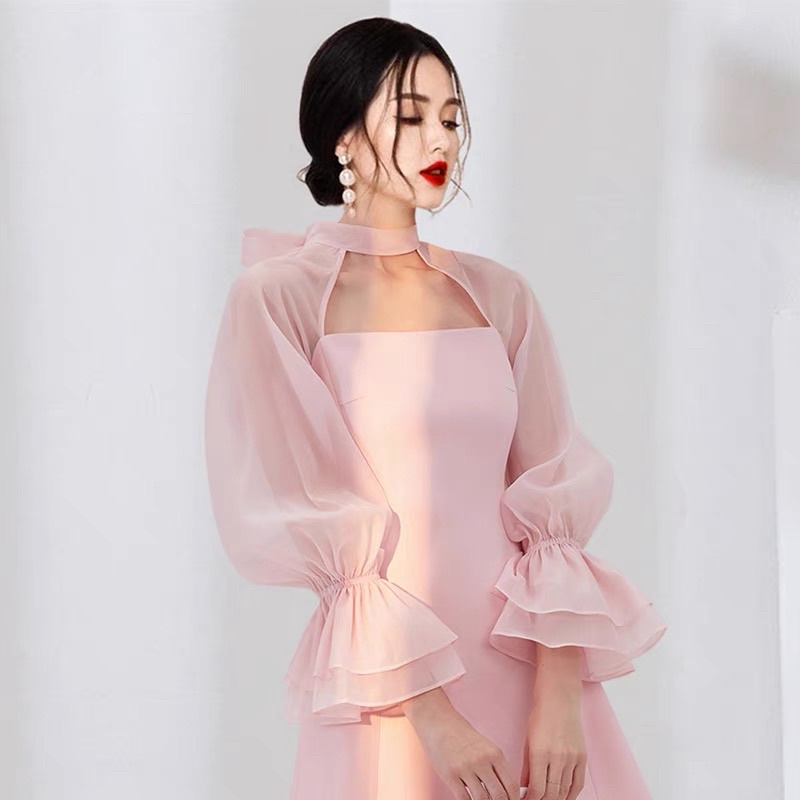 Đầm thiết kế bigsize chubby tay phồng cao cấp  AV39-0922