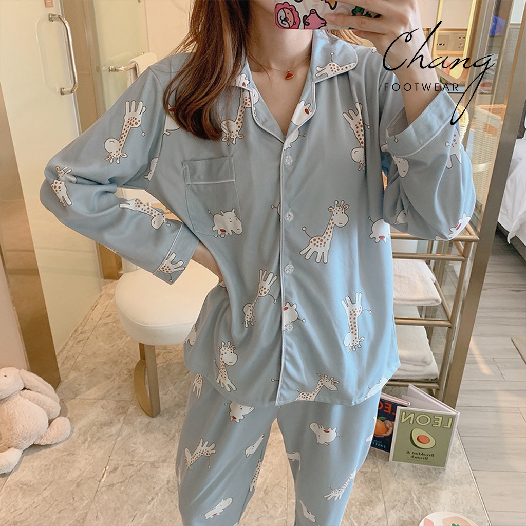 Bộ Ngủ Nữ Dài Tay | HÀNG MỚI VỀ | Bộ Pijama chất đẹp họa tiết SIÊU HOT ❤️