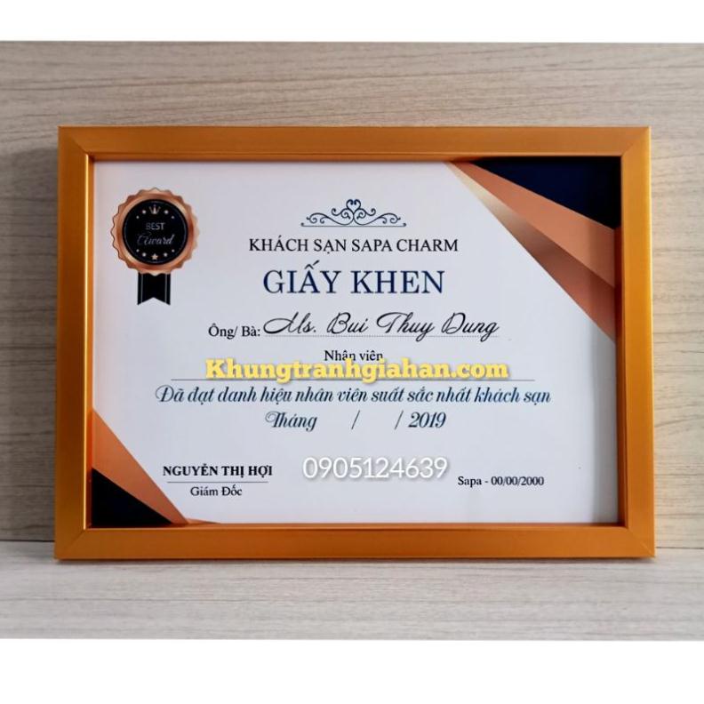 Khung hình để bàn A6 B6 , A5  BẰNG KHEN A4 khung ảnh treo tường