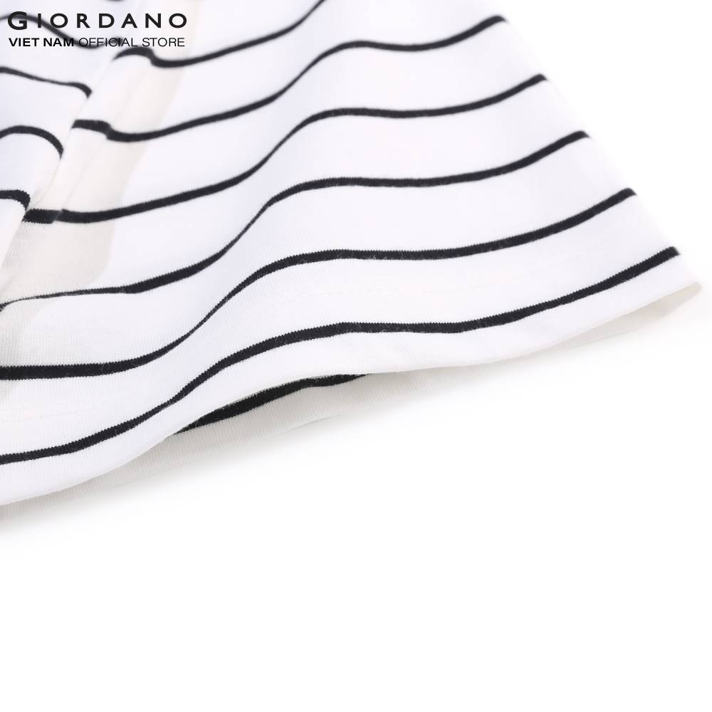 Áo Thun Nữ Ngắn Tay Trơn Giordano 05321246