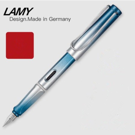 Bút Máy Lamy Safari (Special Edition 2019) - Lamy Safari Fountain Pen Blue Macaron Powder Rose Mint Glaze