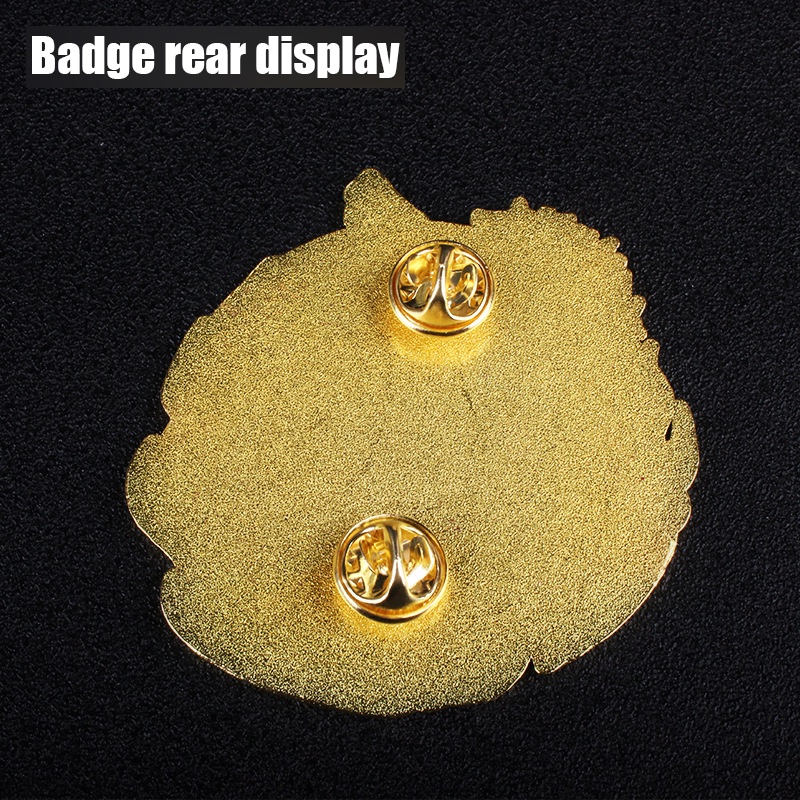 Ghìm cài áo bằng kim loại họa tiết Genshin impact độc đáo