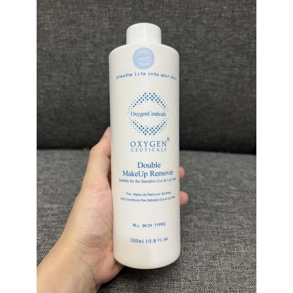 Oxygen Double Makeup Remover - Dầu tẩy trang không cần nhũ hoá