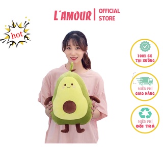 Gấu Bông Trái Bơ Siêu Hot  Kích Thước 35cm Siêu Đáng Yêu, Quà Tặng Cho Bé