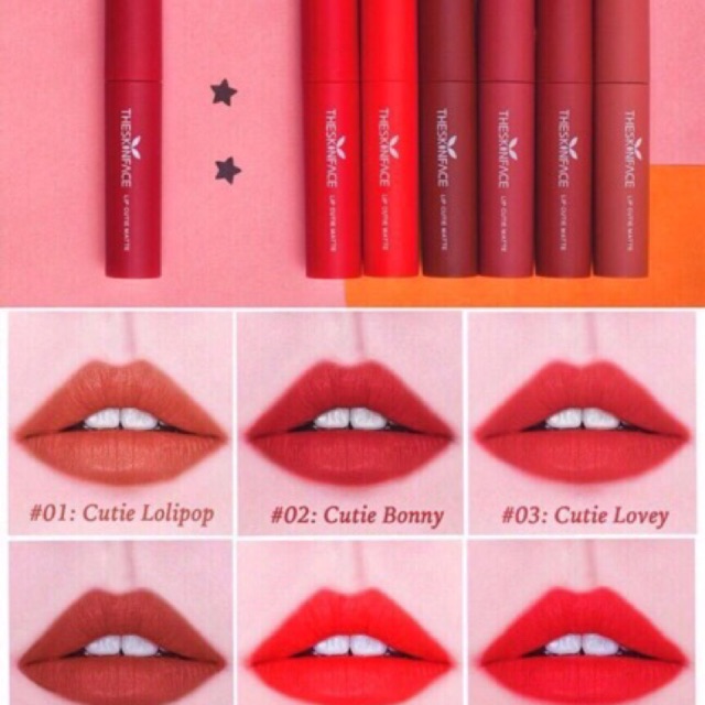 (Sẵn) Son the Skin Face Lip Cutie Matte