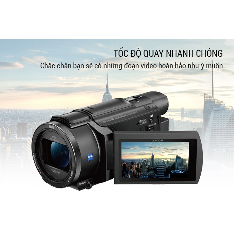 Máy quay phim 4K tích hợp máy chiếu Sony Handycam FDR-AXP55 chính hãng