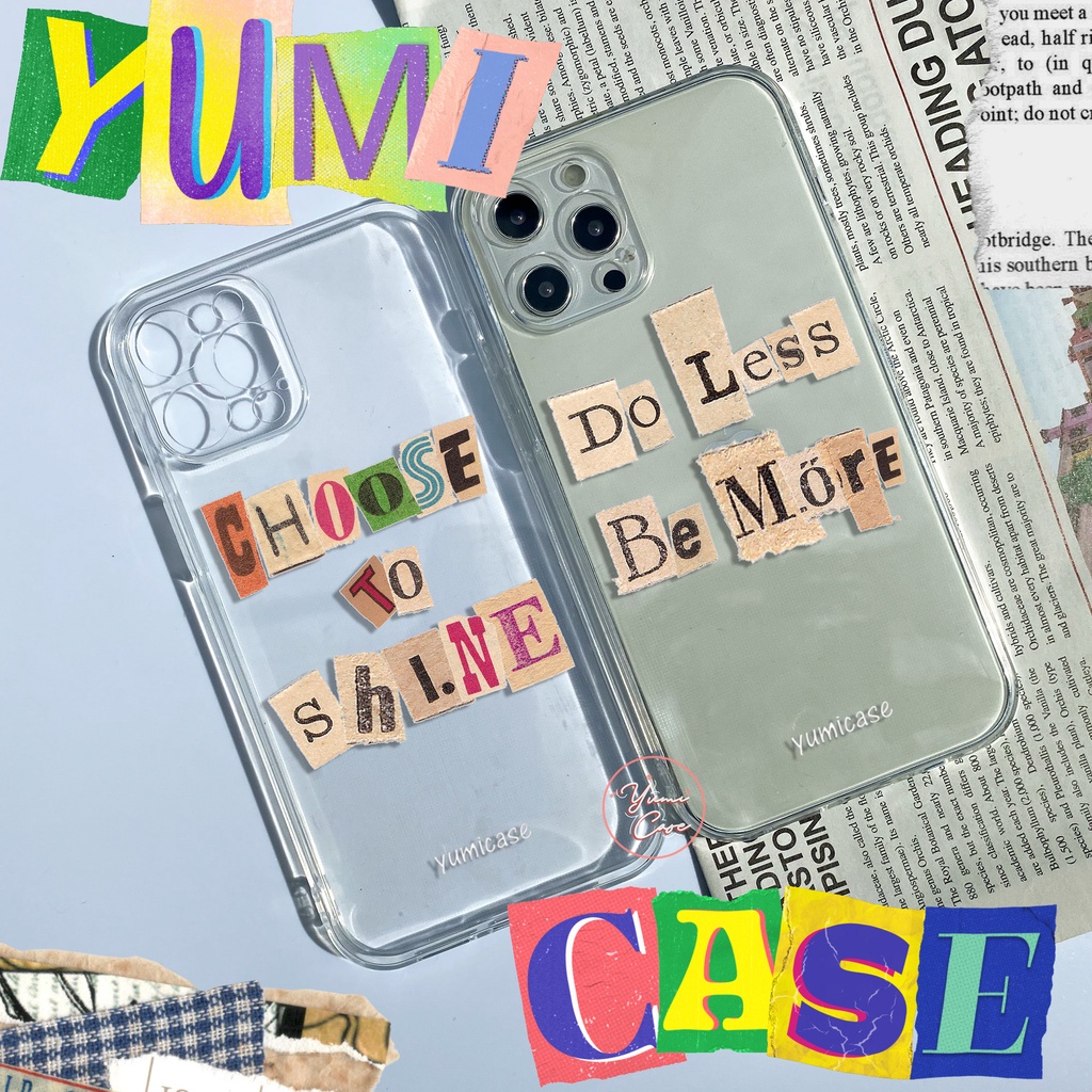[CHAT SHOP CHỐT MẪU TRƯỚC KHI ĐẶT Ạ] Ốp điện thoại GHÉP CHỮ Yumi Case dành cho tất cả dòng điện thoại