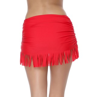Chân váy tua rua mặc Bikini