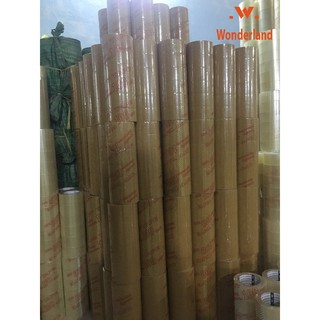 Băng keo trong/đục dán thùng - Combo 6 cuộn băng keo đục 1kg