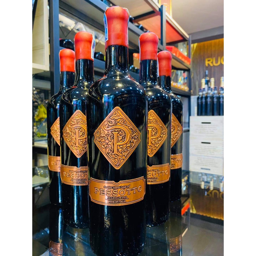 Rượu vang Ý Pessotto Negroamaro