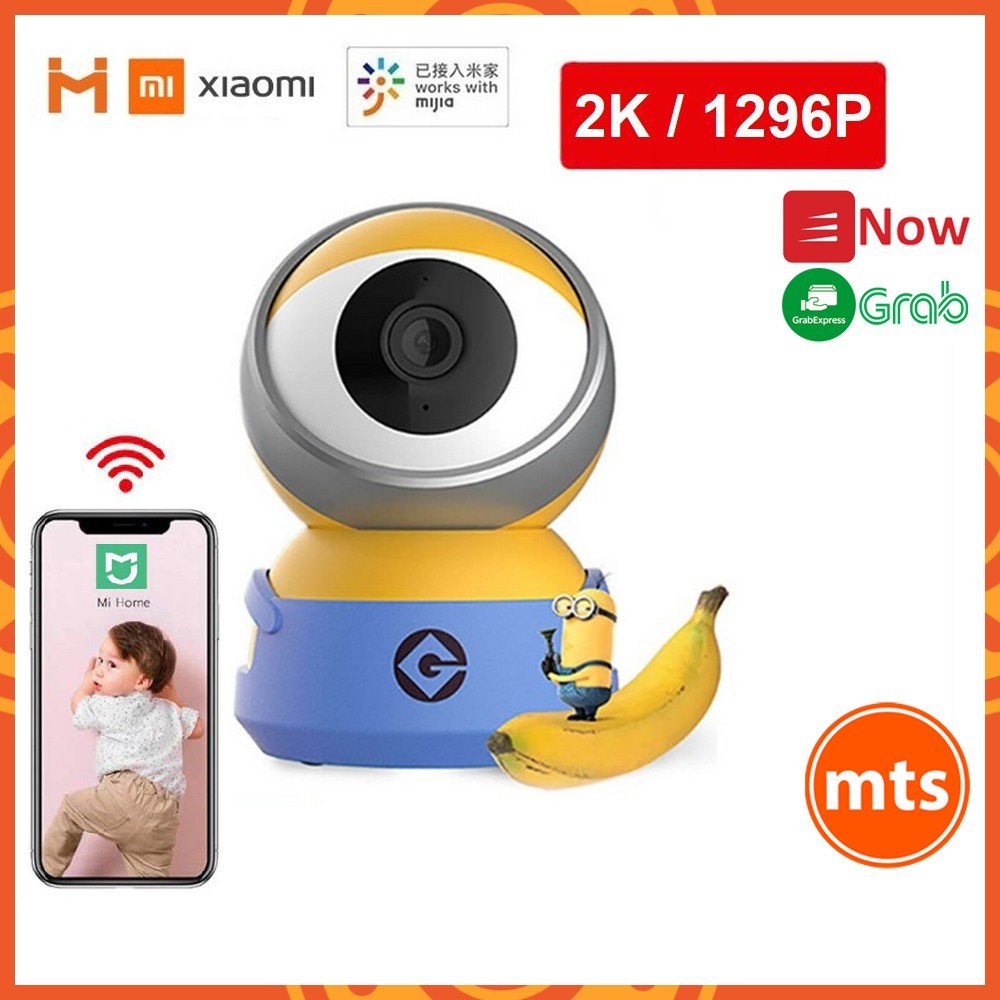 Camera  thông minh Imilab A1 Xoay 360 độ kết nối app Xiaomi MiHone  phiên bản Minions nội địa- Minh Tín Shop