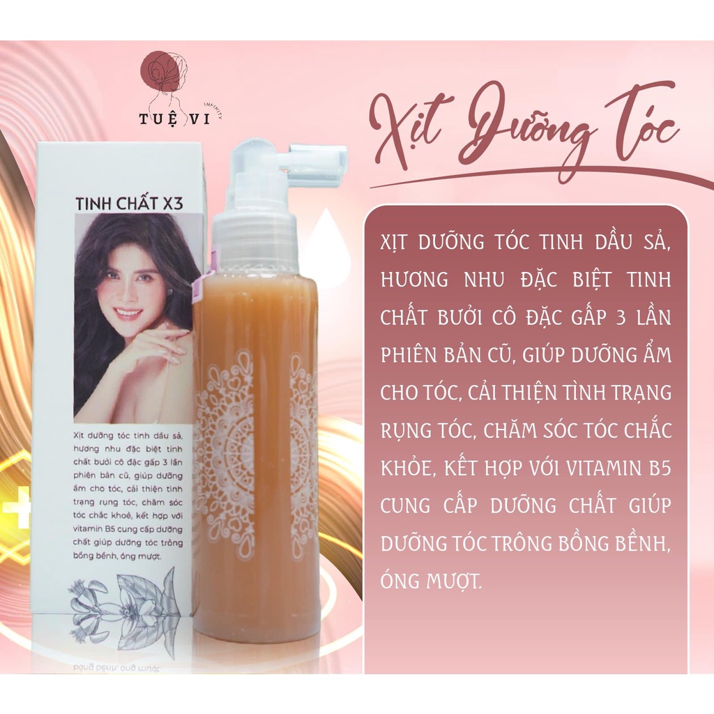 XỊT KÍCH MỌC TÓC - TINH CHẤT X3 - TUỆ VI