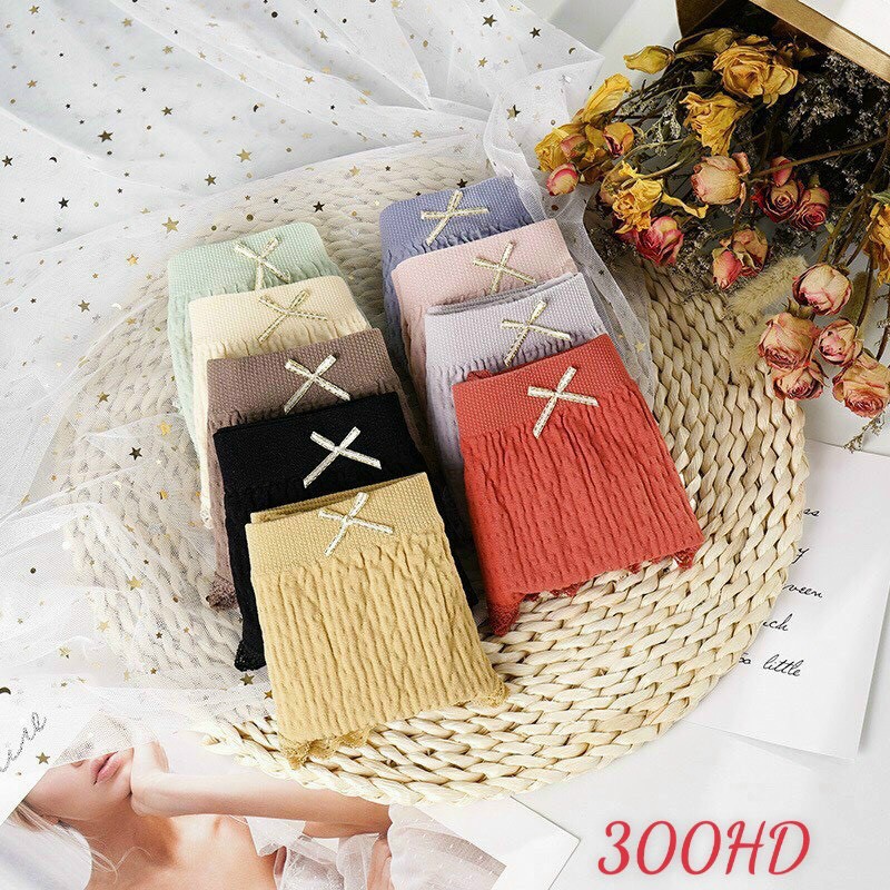 Quần Lót Cotton Bamboo Nhún Viền Ren Thông Thoáng Ko Gây Hằn SC01 | BigBuy360 - bigbuy360.vn