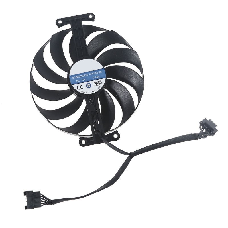 Kính Cường Lực 9Mm T9Mm 9Mm Chất Lượng Cao129215Quạt Tản Nhiệt Đồ Họa SU CF1010U12S Thay Thế Cho ROG STRIX RTX 3060 3070 3080 Ti 3090