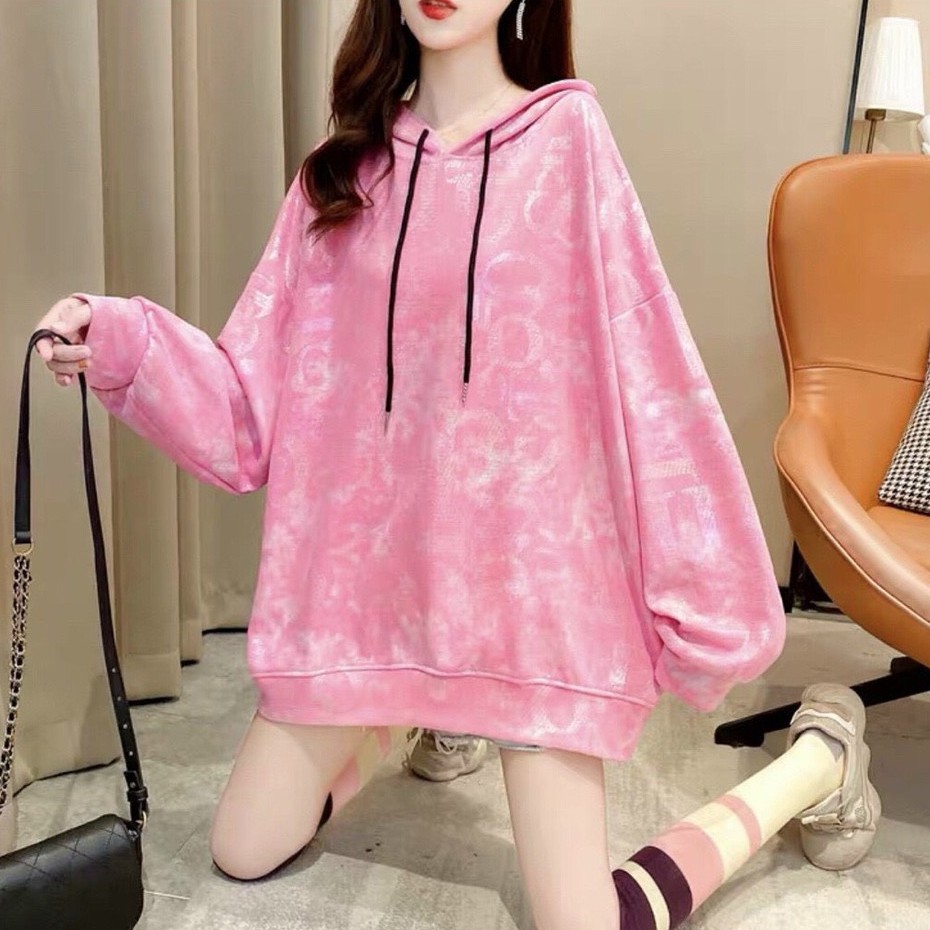 Áo hoodie loang màu thun nỉ unisex nam nữ form rộng dáng dài cao cấp thoáng mát | BigBuy360 - bigbuy360.vn