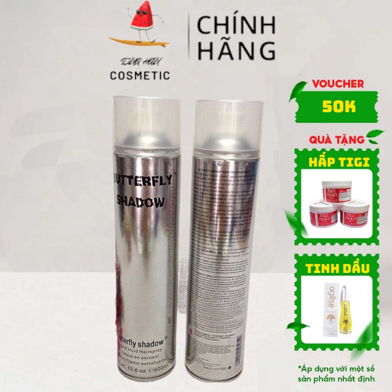 [RẺ VÔ ĐỊCH] GÔM BẠC xịt tóc Butterfly Shadow