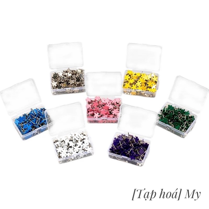 Pin bảng ghim bảng ghim giấy trang trí, gắn ghi chú hình Bông Hoa