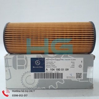 Lọc dầu nhớt mec c180 máy xăng đời 03 - 04, mb100 đời 1993-2000, w202 mã a1041800109 - hgauto