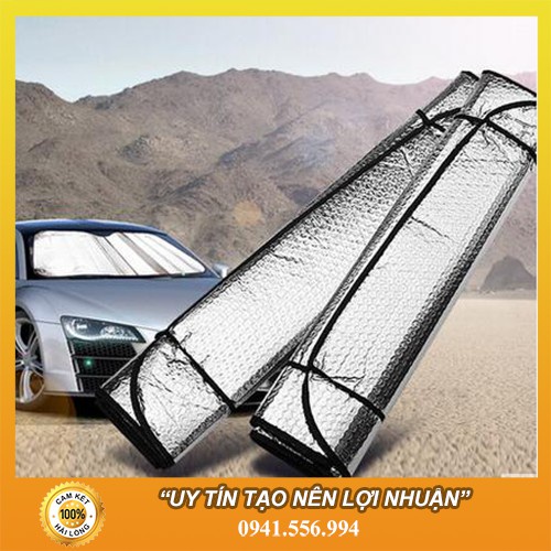 Tấm che nắng kính lái bên trong ô tô, xe hơi - Cách nhiệt chống nóng hiệu quả