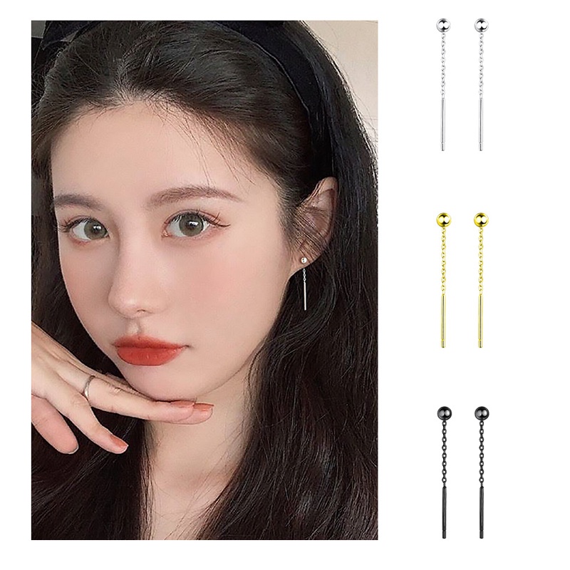 Đôi Khuyên tai S925 dáng dài kiểu dáng đa dạng thời trang cho nữ
