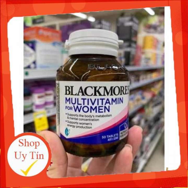 [Hàng chuẩn Úc] Vitamin tổng hợp cho phụ nữ Blackmores Multivitamin for Women hỗ trợ sinh lý nữ blackmores women