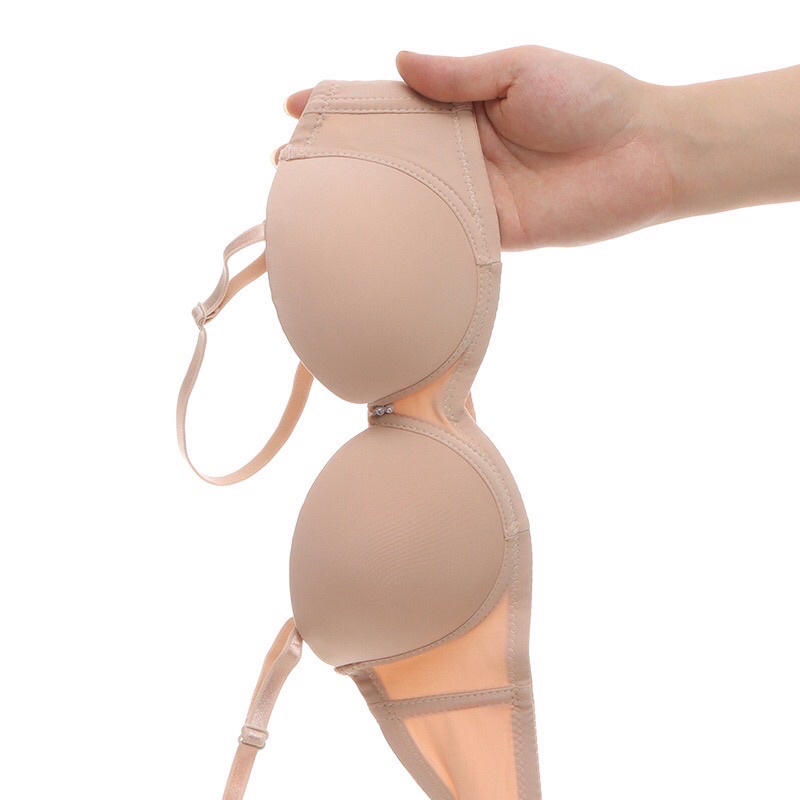 Áo Ngực Cúp Ngang Có Gọng Mẫu Trơn  Nâng Ngực- Áo Lót Mặc Hở Lưng Mã 6001