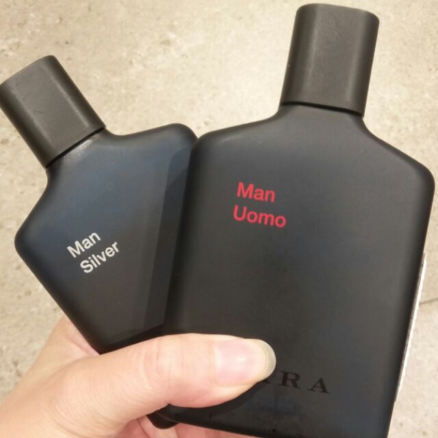 Set 2 chai Zara Man Uomo + Silver 100ml