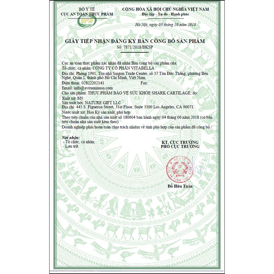 Bộ 4 hộp viên uống sụn cá mập Shark Cartilage Nature Gift 100 viên | BigBuy360 - bigbuy360.vn