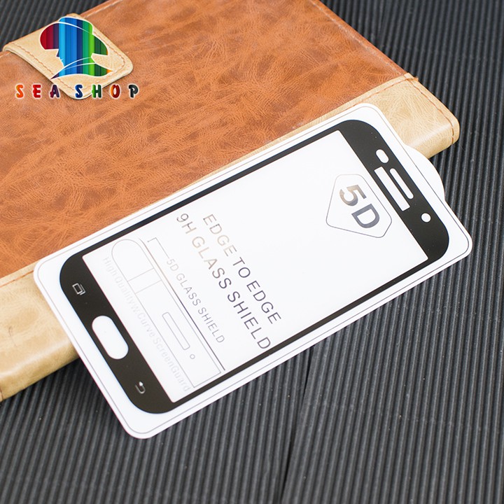 Bộ 2 kính cường lực Samsung Galaxy A5 2017 - A520 - 5D full màn hình / Kính cường lực Samsung A5 2017 tràn màn hình