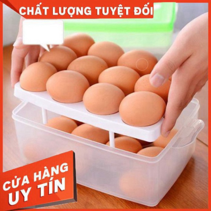 Khay đựng trứng 2 tầng