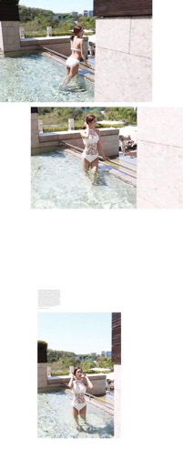 Bikini lông vũ ren trắng CÓ SẴN