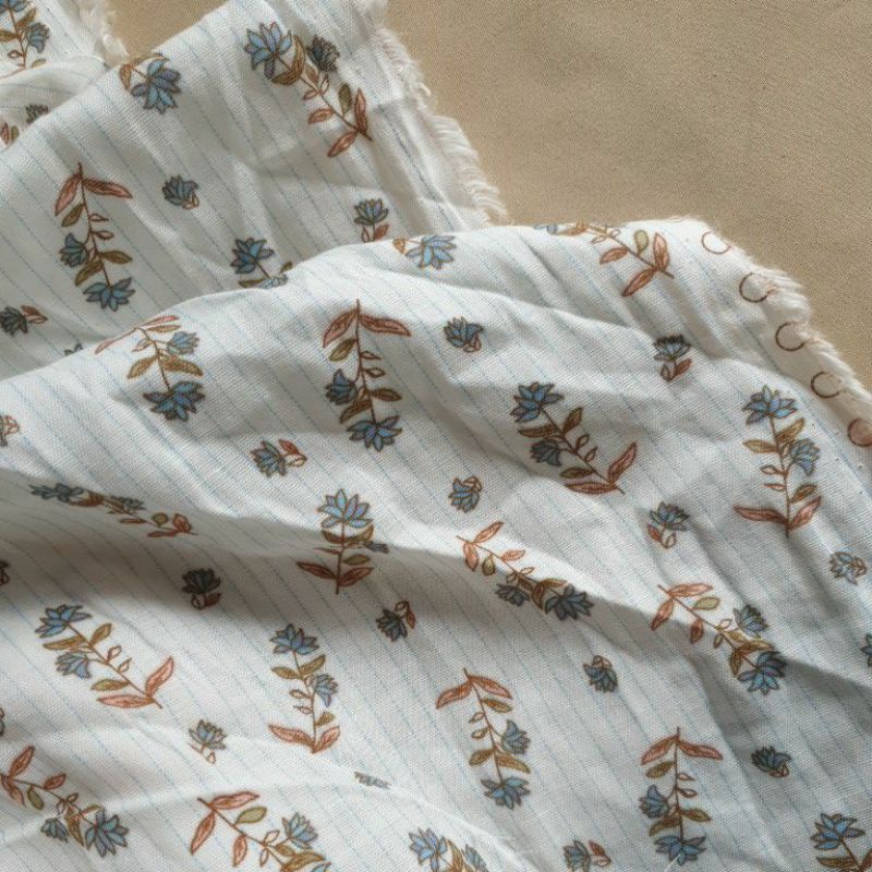 Vải thô xô hoa nhí 35k/m