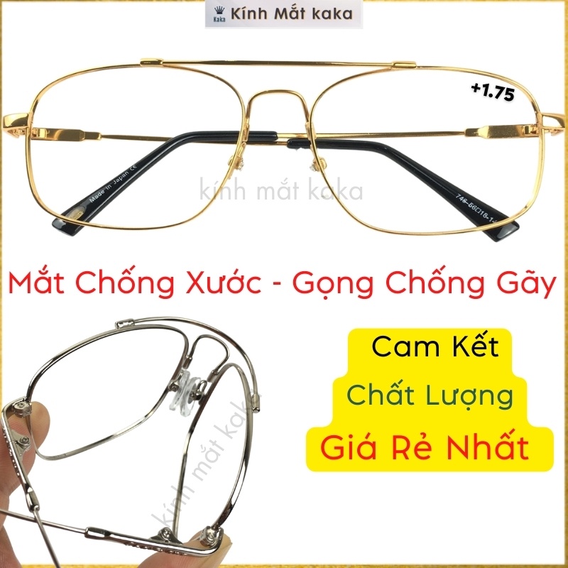 Kính lão dẻo có độ 0.5-6 độ cho người già kính viễn thị LÃO DẺO siêu bền đẹp