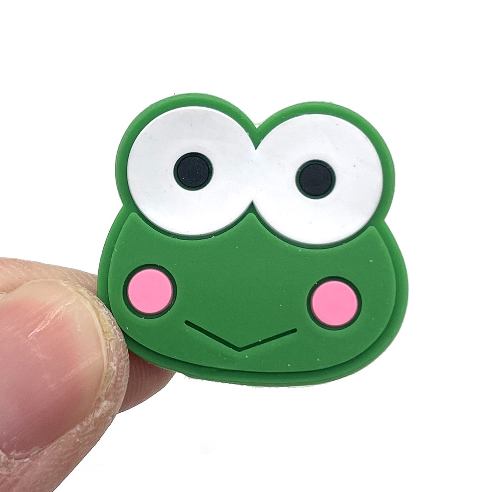 Jibbitz chủ đề ếch dễ thương crocs DIY  Shoe Charms pvc accessories  Phụ kiện dép Với 1000 Mẫu Lựa Chọn Quà tặng cho nam và nữ