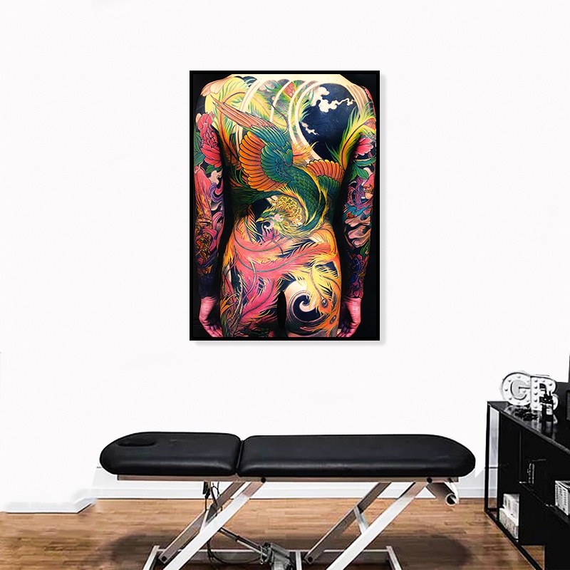 Tranh Hình Xăm - Tranh Tattoo Trang Trí Tiệm Xăm Tattoo