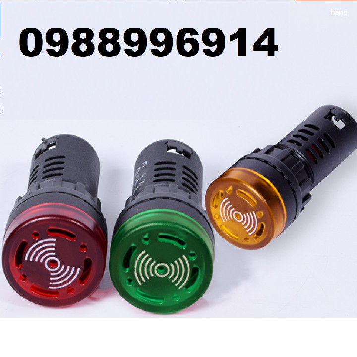 Đèn báo pha có còi báo D22