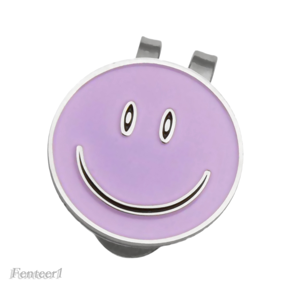 [Fenteer1] Dụng Cụ Đánh Dấu Bóng Golf Từ Tính Hình Mặt Cười Kèm Kẹp Mũ Chơi Gôn Tuyệt Vời Cho Bất Kỳ Sân