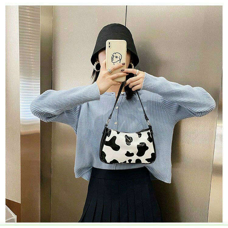 Túi Thời Trang Nữ Kẹp Nách Bò Sữa ❤❤❤ Freeship