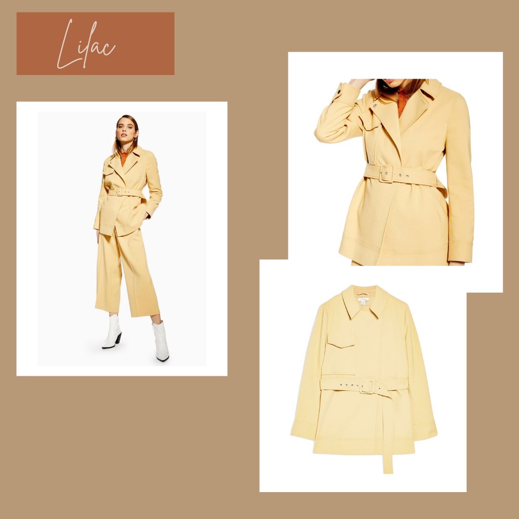 ❗️ LILAC - VNXK - DƯ XỊN - GIÁ TỐT ❗️ - Blazer Topshop Vàng Kèm Belt
