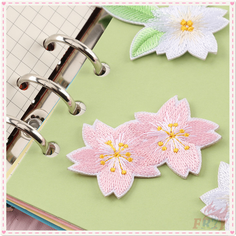 1 Miếng Vá Quần Áo Thêu Hình Hoa Anh Đào