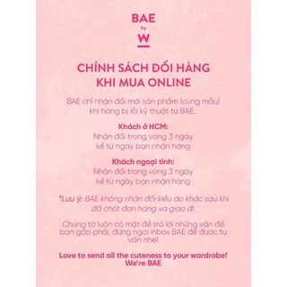 [BAE by W Concept] Áo thun croptop - BASIC 2