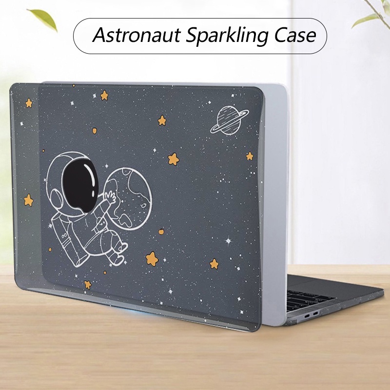 Ốp Máy Tính Bảng Hình Phi Hành Gia Lấp Lánh Cho MacBook Air13.6 A2681 M2 2022 Air 13 inch A2337 A2179 M1 Pro 13 A2289 A2251