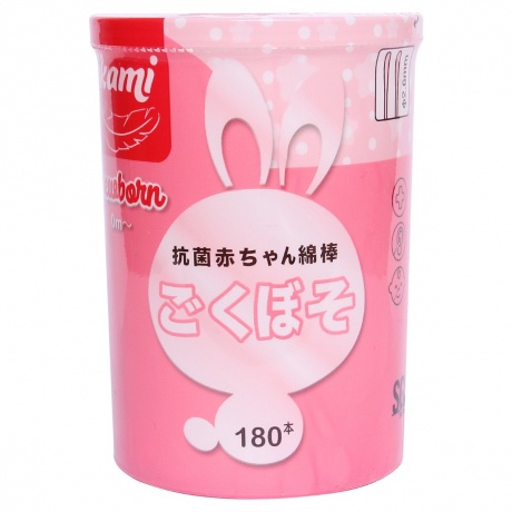 Tăm bông thân giấy IKAMI, công nghệ kháng khuẩn Nhật Bản chuyên dụng dành cho trẻ sơ sinh