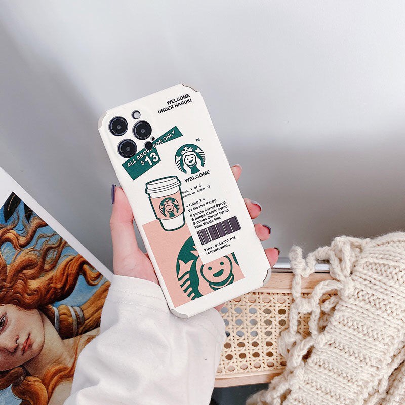 STARBUCKS MCDONALD'S Ốp Lưng Mềm Bảo Vệ Cao Cấp Cho Iphone 12 Mini 12 12 Pro 12 Pro Max 11 Pro Max X Xs Max Xr 6 6s 8 7