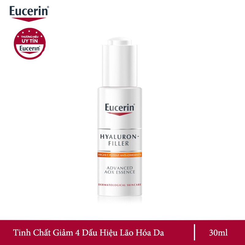 Tinh Chất Giảm 4 Dấu Hiệu Lão Hóa Da Eucerin Hyaluron Filler Advanced AOX Essence