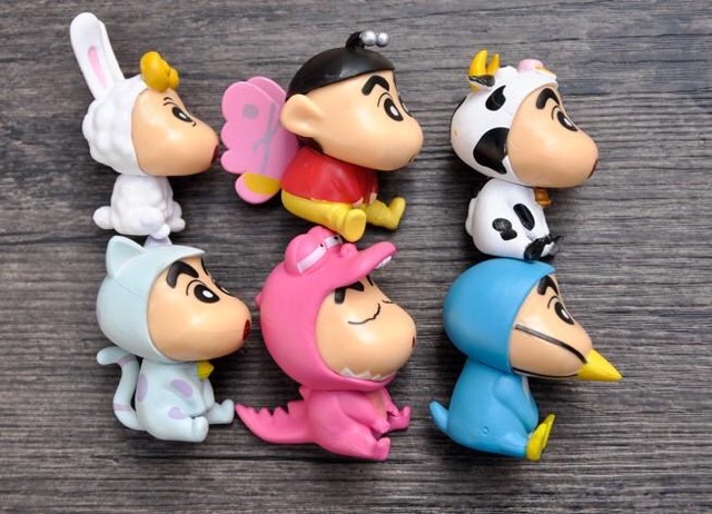 Mô hình tsum tsum Shin cậu bé bút chì full set mini