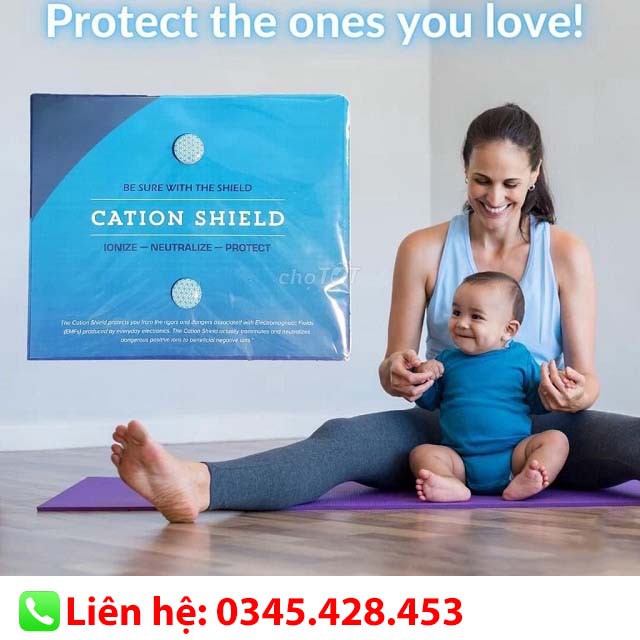 Miếng Dán, Nút Chắn Sóng, Giảm, Bức Xạ Sóng Điện Từ, Cation Shield, Phát Ion Âm, Bảo Hành 7 Năm