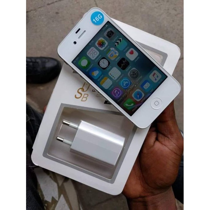 [IP4] Điện thoại cũ giá rẻ Phone 4 Quốc tế - nghe gọi fb zalo mess - tặng kèm dây sạc